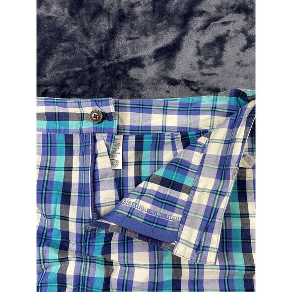 White Stag Size 14 Womens Skort With Built in Shorts Golf Athletic Blue Plaid - Picture 8 of 12